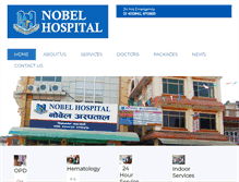Tablet Screenshot of nobelhospital.com